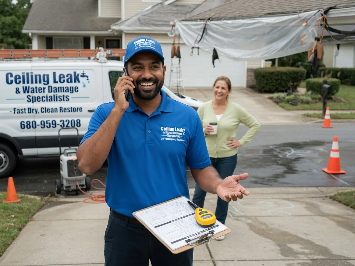 Ceiling Leak Cleanup Ripley, OH FAQs